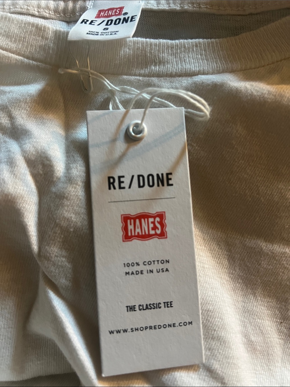 The Classic Tee RE/DONE By Hanes - Picture 4 of 4